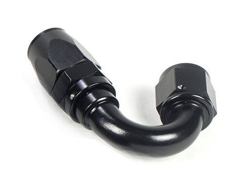 Squirrelly Performance Hose End | -6an | 150 Degree | Black