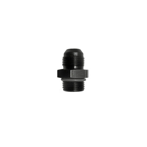 Squirrelly Performance Union Fitting | -16an to -16an ORB | Black